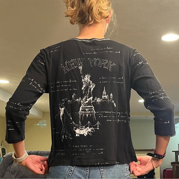 Vintage Cactus New York Graphic Top Large - Picture 4 of 12